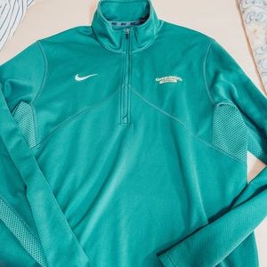 Nike University of Oregon football half zip